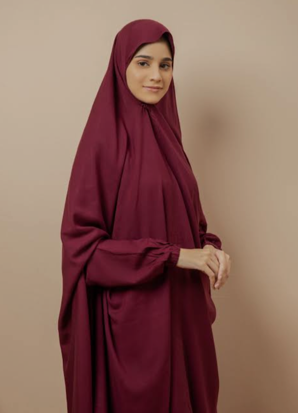 PLAIN MAROON CHADAR