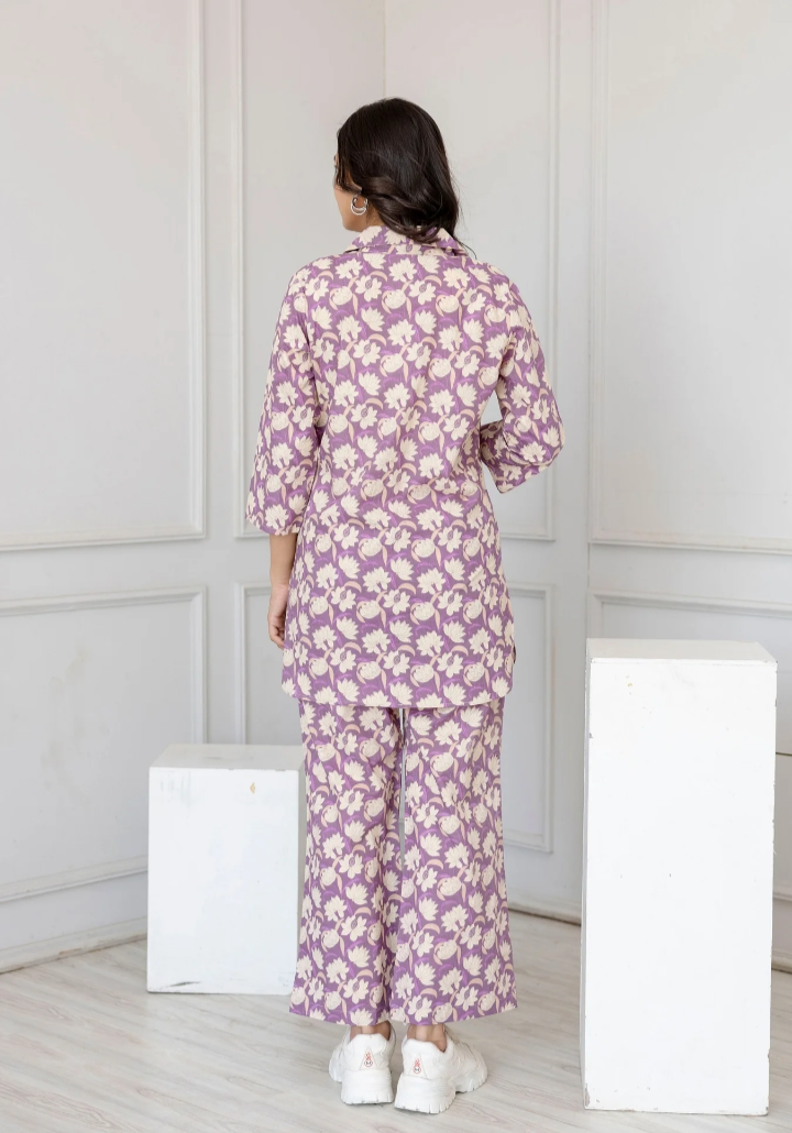 2 PC CO-ORD SET LILAC