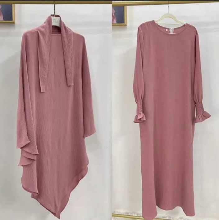 (ABAYA+KHIMAR) TPINK