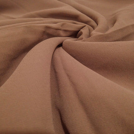 PLAIN GEORGETTE HIJAB - BABY BROWN