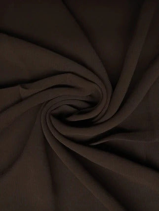 PLAIN GEORGETTE HIJAB - CHESTNUT