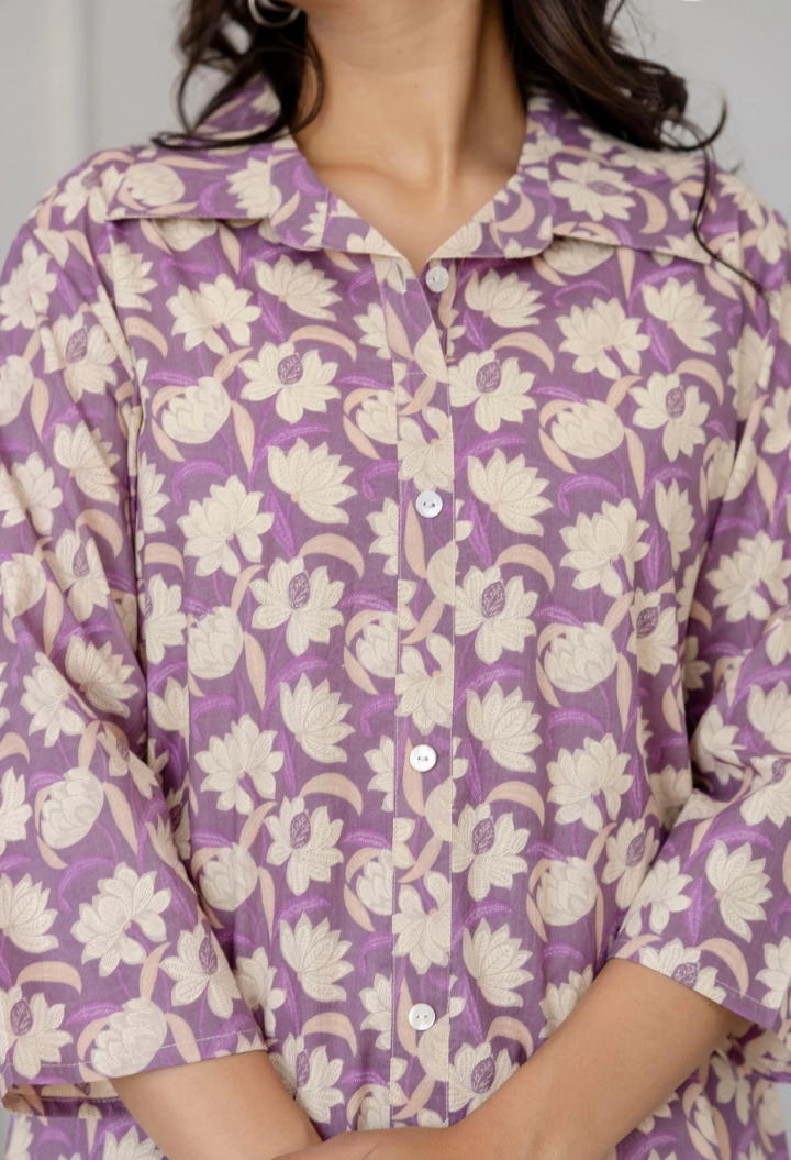 2 PC CO-ORD SET LILAC