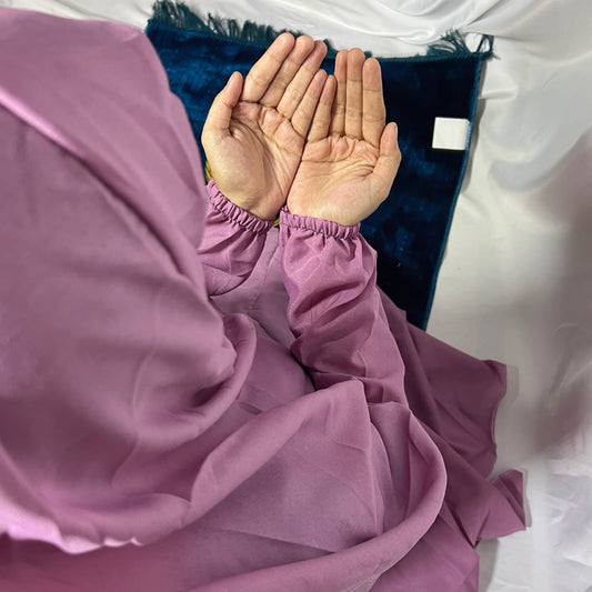 Lilac namaz chaddar