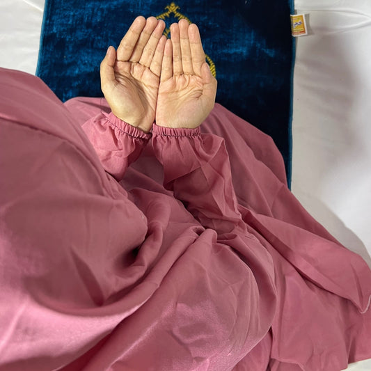 Plain tpink namaz chaddar